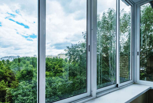 Холодное остекление лоджии раздвижными окнами Provedal в Фрязино