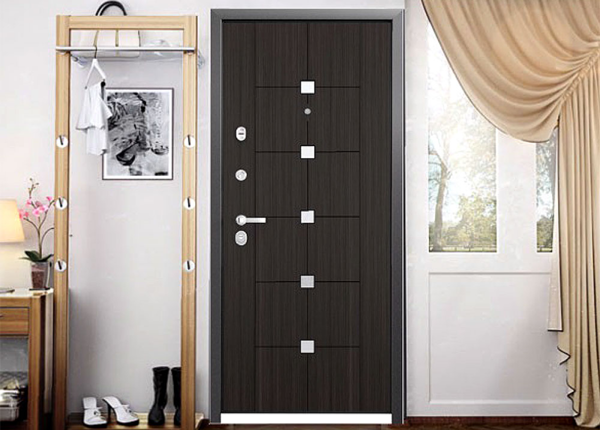 Металлическая входная дверь в квартире в Фрязино